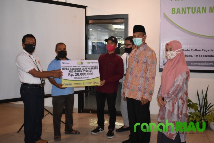 Sinergi Pegadaian dan IZI berikan bantuan Usaha ditengah Pandemi Wabah Corona